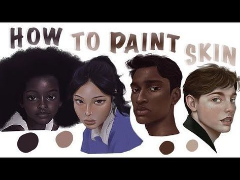 Learn how to paint skin with this step-by-step tutorial. #painting #skin . #How_To_Paint_Dark_Skin #How_To_Paint_Skin #How_To_Render_Skin #Paint_Skin_Tones How To Paint Skin, How To Render Skin, Skin Rendering Tutorial, Paint Skin Tones, Skin Rendering, Oil Painting Brushes, Rendering Tutorial, Procreate Free Brushes, Skin Tutorial