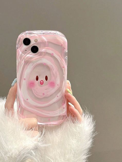 Multicolor  Collar  TPU   Embellished   Cell Phones & Accessories Shy Expression, Expression Cartoon, Transparent Design, Clear Phone Case, Cute Phone Cases, Animal Pattern, Animal Design, Iphone Models, Back Cover