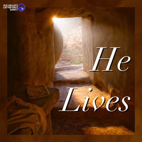 “I know that my Redeemer lives. What comfort this sweet sentence gives! He lives, He lives who once was dead. He lives, my ever living Head. He lives to bless me with his love. He lives to plead for me above. He lives my hungry soul to feed. He lives to bless in time of need.” My Redeemer Lives, Because He Lives, Easter Morning, Easter Blessings, He Lives, Prayer Scriptures, Latter Days, Church Of Jesus Christ, Latter Day Saints