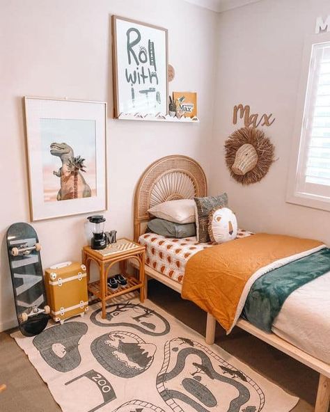 20 Kids Boho Bedroom Decor Ideas » Lady Decluttered Surf Toddler Room, Boy Boho Bedroom, Boys Boho Bedroom Ideas, Boho Toddler Boy Room, Kids Boho Bedroom, Boho Boys Room, Boho Toddler Room, Bohemian Bedroom Decor Ideas, Bedroom Ideas For Boys