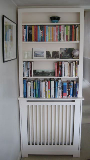 corner radiator bookcase Victorian Remodel, Kitchen Blackboard, Diy Radiator Cover, Kitchen Radiator, Cover Radiator, Radiator Shelf, Home Radiators, Radiator Covers, Heater Cover