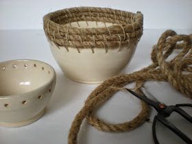 Slab Ceramics, Pottery Pots, Air Dry Clay Projects, Bamboo Crafts, Garden Pottery, Pottery Dishes, Woven Baskets, Pottery Crafts, Ceramics Projects