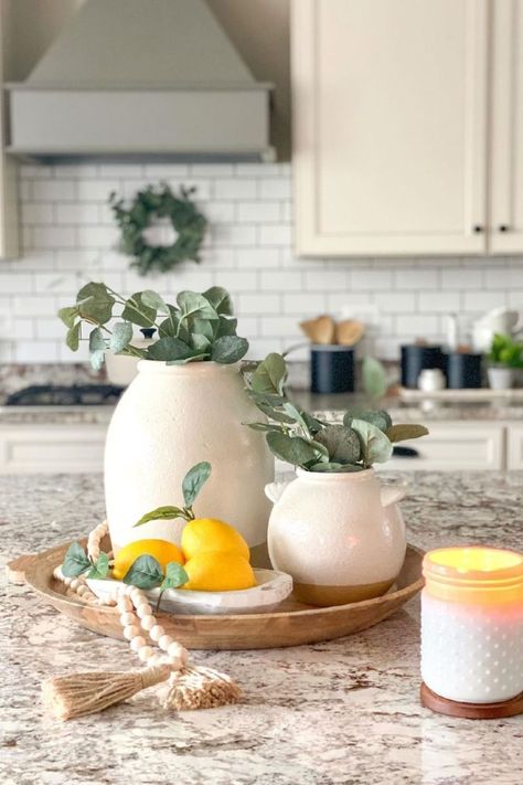 kitchen island decor Island Centerpiece Ideas Kitchen, Island Decorating Ideas, Kitchen Island Centerpiece Ideas, Kitchen Island Decor Centerpieces, Island Centerpiece Ideas, Kitchen Island Decorating Ideas, Island Decor Ideas, Island Centerpiece, Kitchen Island Centerpiece