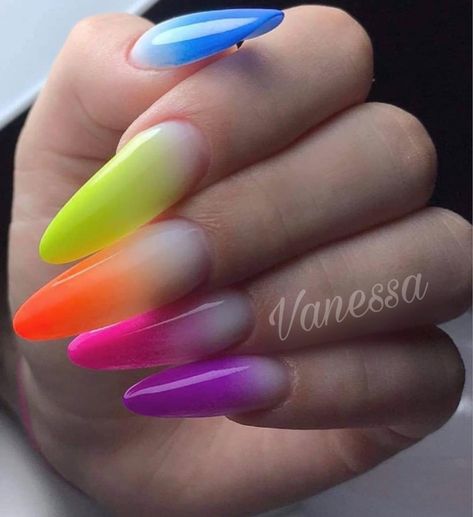 Summer French Nails, Trending Summer Nails, Bright Summer Nails Designs, Purple Manicure, Mickey Nails, Unghie Sfumate, May Nails, Spring Nail Trends, Summer Manicure