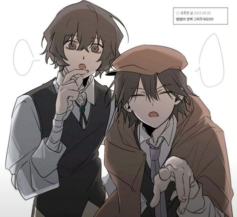 Ranpo And Dazai, Edogawa Ranpo, Dazai Osamu, Stray Cat, Bongou Stray Dogs, Stray Dogs Anime, Bungo Stray Dogs, Stray Dog, Bungou Stray Dogs