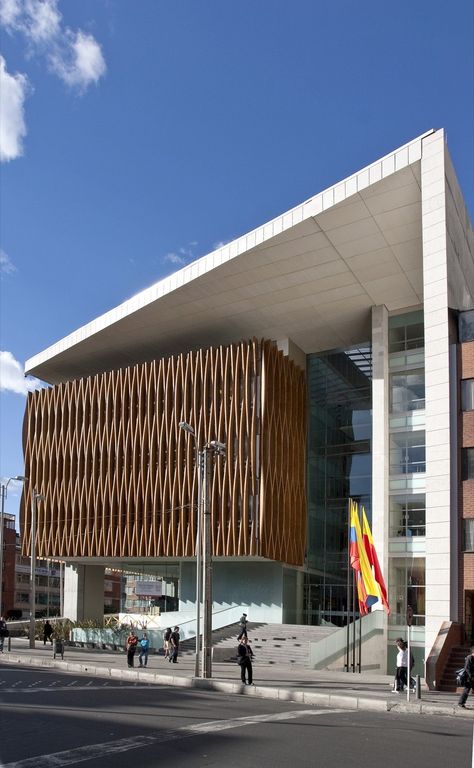 Gallery - Camber of Commerce Building in Chapinero / Daniel Bonilla Arquitectos - 6 Arch Building, Building Skin, Office Building Architecture, Building Elevation, Mall Design, Brick Architecture, Commercial Architecture, Building Facade, Facade Architecture