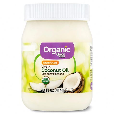 Today Buy Great Value Organic Unrefined Virgin Coconut Oil, 14 fl oz at Walmart.com Coconut Oil Face Mask, Natural Skin Moisturizer, Diy Coconut Oil, Coconut Oil Skin Care, Coconut Benefits, Coconut Oil Hair Mask, Coconut Oil For Face, Unrefined Coconut Oil, Tropical Twist