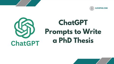 Find the list of ChatGPT and Google Bard AI prompts and tips on how to use ChatGPT effectively to write PhD Thesis and research paper. Research Prompts, Thesis Writing Tips, Phd Tips, Thesis Presentation, Google Bard, Study Hacks, Thesis Writing, Psychology Disorders, Research Writing