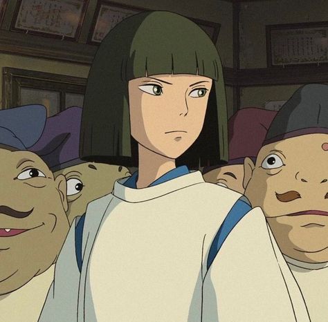 Ghibli Boys, Personajes Studio Ghibli, Chihiro Y Haku, Green Flag, Studio Ghibli Characters, Ghibli Artwork, Studio Ghibli Movies, Studio Ghibli Art, Ghibli Art