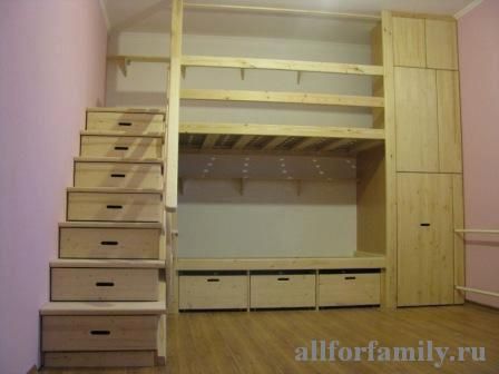 Bunk Bed Ideas Diy, Double Deck Bed, Bunk Beds Small Room, Bunk Bed Safety, Cool Bunk Beds, Bunk Beds With Stairs, Bunk Bed Designs, Space Bedding, Girls Stuff