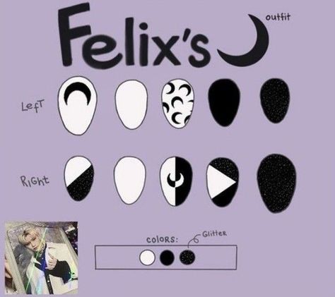 Felix Nails, Uñas Skz, Pop Nails, Army Nails, K Pop Nails, Idol Nails, Kids Nail Designs, Nail Art For Kids, Pop Ideas