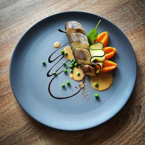 Plating Main Course, Coriander Sauce, Creamy Peas, Catering Events, Fish Plate, Food Presentation, Event Catering, Instagram Repost, Sweet Potatoes