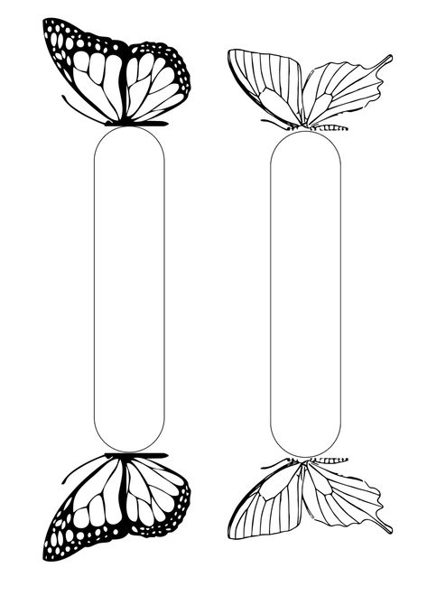 Free butterfly bookmark template Download Handmade Bookmarks Diy Butterfly, Butterfly Drawing Template, Buterfluffy Bookmark, Different Types Of Bookmarks, Butterfly Bookmark Template, Bookmark Ideas Butterfly, Book Marks Printable Free Aesthetic, Bookmarks Handmade Butterfly, Cute Bookmark Ideas Diy