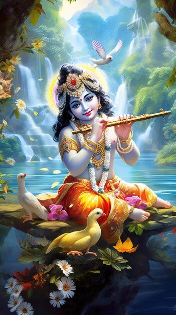 Krishna Vrindavan, Hanuman Dada, Vrindavan Krishna, Iron Man Fan Art, Rama Krishna, Krishna Avatar, Peacock Pictures, Album Artwork Cover Art, Krishna Gif