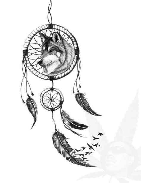 Dream Catcher Tattoo Design For Man, Dreamcatcher Wolf Tattoo, Wolf Dreamcatcher Tattoo For Women, Dream Catcher Wolf Tattoo, Dreamcatcher Tattoo For Men, Wolves Tattoo Design, Dream Catcher Tattoo For Men, Indian Dream Catcher Tattoos, Dream Catcher Tat