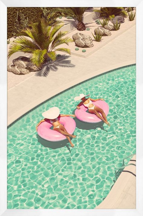 Pink Pool Floats | Christopher Kennedy in 2022 | Pink pool floats, Pool floats, Pool picture Midcentury Artwork, Pink Pool Floats, Pink Pool, Wendover Art, Wendover Art Group, Pool Floats, Framed Photographs, In The Pool, Vintage Beach