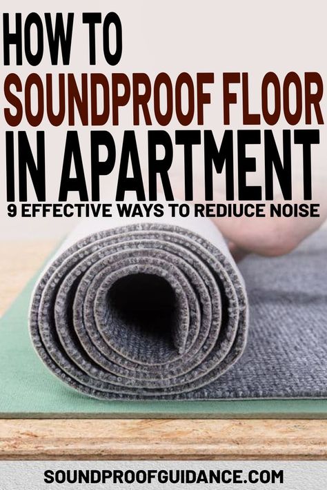 soundproof floor in apartment Floor Soundproofing Ideas, How To Sound Proof Second Floor, Renter Friendly Sound Proofing, Soundproof Decor, Bedroom Soundproofing Ideas, Soundproof Apartment, Soundproof Floor, Soundproof Room Diy, Gecko House