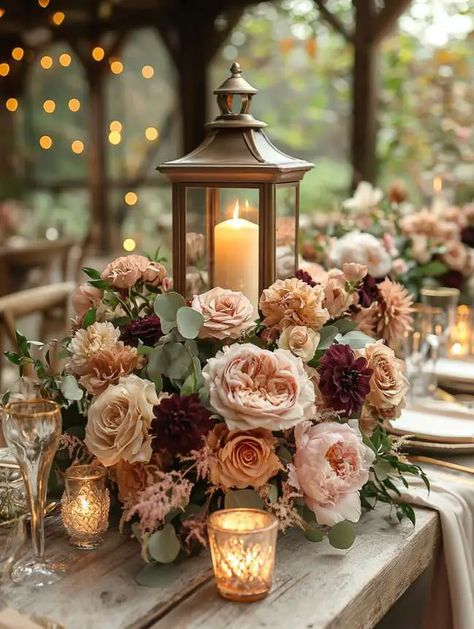 Top 37 Wedding Centerpieces Fall Flower Arrangements Ideas Flower Arrangements For Table Wedding, September Wedding Centerpieces, Rustic Wedding Decor Centerpieces, Wedding Centerpieces Fall, Flower Arrangements Ideas, Barn Wedding Centerpieces, Wood Centerpieces, Spring Floral Arrangements, Fall Flower Arrangements