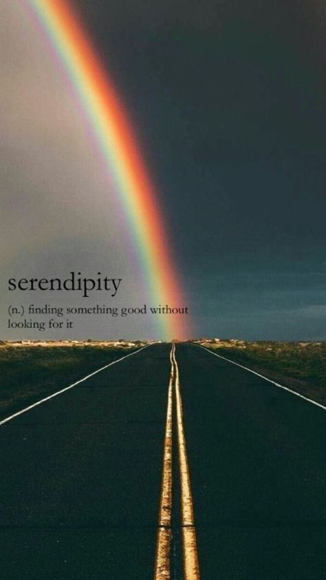 Serendipity Aesthetic, Quotes Aesthetics, How We Met, Word Definitions, Pretty Words, Pretty Quotes, Aesthetic Wallpaper, Rainbow, Tumblr