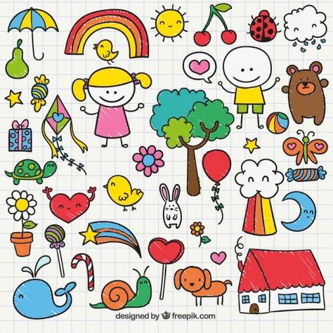 More than a million free vectors, PSD, photos and free icons. Exclusive freebies and all graphic resources that you need for your projects Kindergarten Drawing Ideas, How To Draw Kids, Drawing Kindergarten, Scarecrow Drawing, Kindergarten Drawing, Children's Drawing, Children Drawing, Cartoon Drawings Of Animals, Cartoon Drawing Tutorial