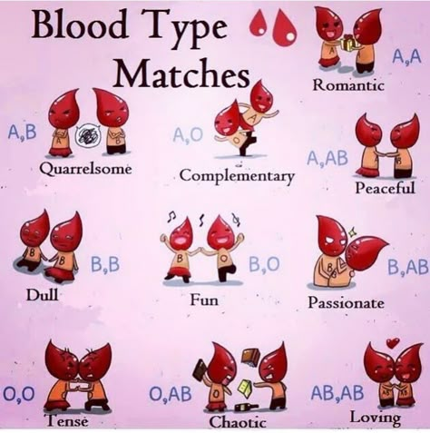 Blood Type Chart, Eating For Blood Type, Blood Type Personality, Ab Blood Type, O Blood Type, Blood Types, Blood Group, Blood Type Diet, Biology Facts