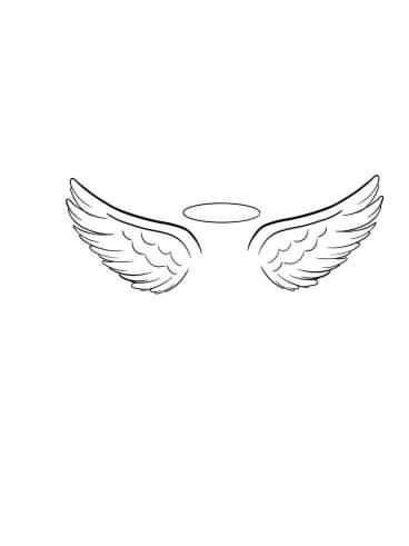 Angel Spine Tattoo, Angel Wings Tattoos, Wings Tattoos, Tattoos Angel, Wings Icon, Angel Wings Tattoo, Wing Tattoo, Sternum Tattoo, Matching Tattoo