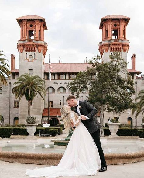 Best Spots in St. Augustine for Wedding & Engagement Photos St Augustine Photoshoot, Lightner Museum, Wedding Reception Entertainment, Wedding Packages Prices, Wedding Flower Guide, St Augustine Wedding, Plan A Wedding, Wedding Planning Timeline, Wedding Guest List