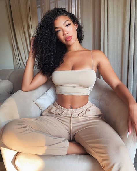 TIONA FERNAN ♡ on Instagram: “Babygirl👼🏽 @meshki” Spaghetti Crop Top, Spaghetti Strap Crop Top, Mongolia, Basic Tops, Botswana, Latvia, Estonia, Haiti, Norfolk