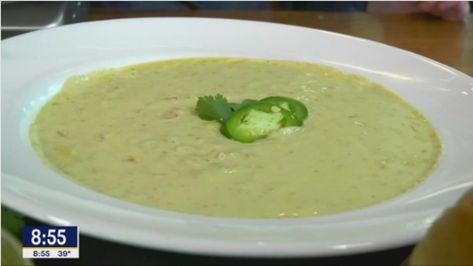 Cream Of Jalapeno Soup, Jalapeño Soup, Cream Soup Recipes, Creamy Jalapeno, Roasted Jalapeno, Grilled Roast, Winter Soups, Fabulous Foods, Delicious Soup