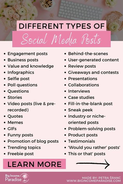 Unleashing Social Media Growth: Strategies for Success Types Of Social Media Posts, Social Media Content Ideas For Event Planners, Types Of Content For Social Media, Social Media Post Ideas Small Businesses, Small Business Social Media Posts, Social Media Content Ideas, Content For Social Media, Social Media Content Strategy, Social Media Packages