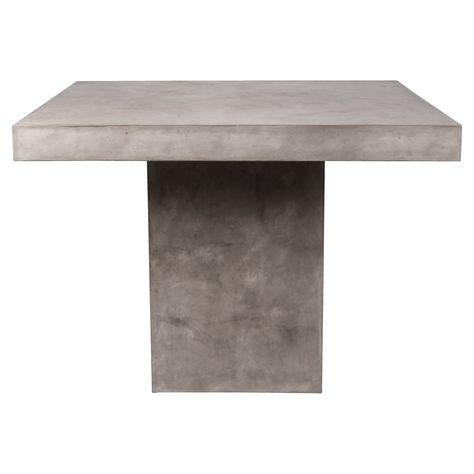 Concrete Bar Table, Concrete Tables, Concrete Bar, City Rooftop, Lightweight Concrete, Seasonal Living, Concrete Counter, Outdoor Patio Table, Pub Set