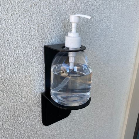 Hand Sanitizer Station, Hand Wash Bottle, Bottle Stand, Pet Stuff, Stand Design, Social Distancing, Hand Sanitizer, Soap Dispenser, Hand Washing