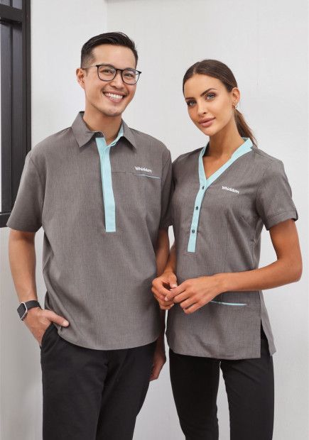 Show off your staff with stylish uniforms Australia from Total Image Group. We are an experienced corporate uniform manufacturer and supplier in Australia for more than 15 years. House Staff Uniform, Housekeeping Staff Uniform, Uniform Design Staff Office, Staff Uniform Design, Corporate Uniform Design, House Keeping Uniform, Store Uniform, Cleaning Uniform, Bar Uniform