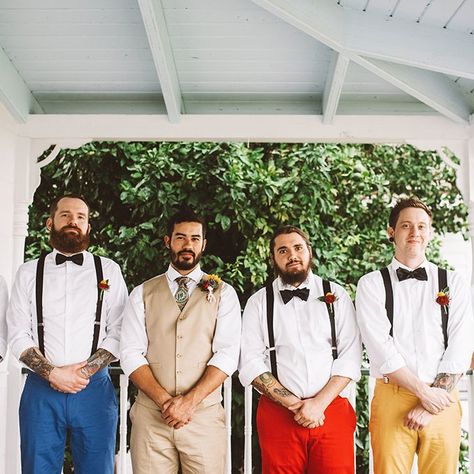 Groomsmen Attire Colorful, Male Bridesmaid Outfit, Bridesmen Attire, Colorful Groomsmen Attire, Mismatched Wedding Party, Mismatched Groomsmen, Male Bridesmaid, Faerie Wedding, Bridesmaid Looks