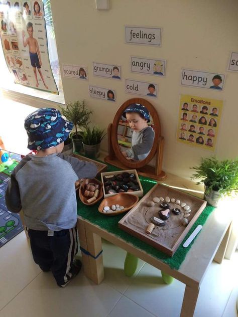 Reggio Feelings Activities, Montessori Centers Preschool, Reggio Table Top Activities, Reggio Emilia Preschool Activities, Reggio Circle Time Area, The Curiosity Approach Preschool, Reggio Emilia Activities Toddlers, Regio Emilia Activities, Psed Eyfs Activities