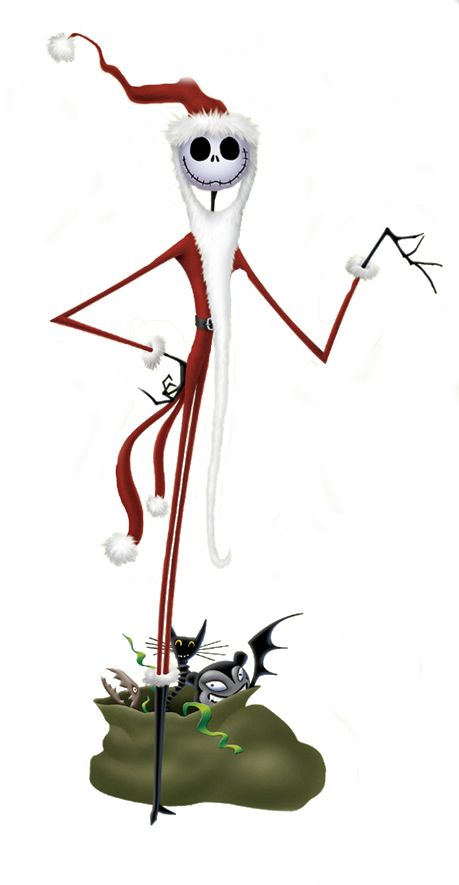 Images of Jack Skellington from The Nightmare Before Christmas. Jack Skellington In Santa Suit, Jack Skeleton Christmas, Jack Skellington As Santa, Jack Skellington Navidad, Canva Arts, Jack Skellington Santa Claus, Santa Claus Movie, Nightmare Before Christmas Pictures, Jack Skellington Santa