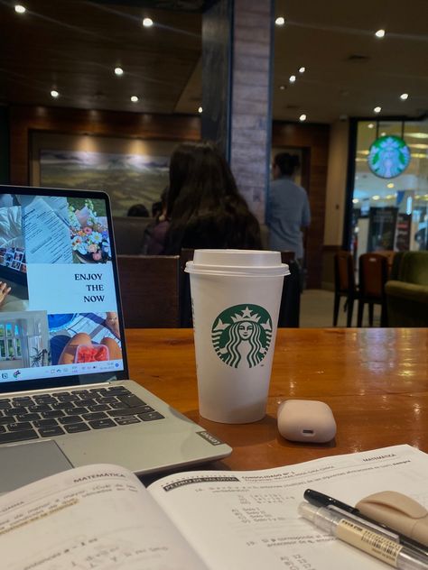 Work At Starbucks Aesthetic, Study In Starbucks Aesthetic, Starbucks Working Aesthetic, Starbucks Aesthetic Studying, Starbucks Work Aesthetic, Studying At A Cafe Aesthetic, Studying At Starbucks Aesthetic, Studying At Cafe Aesthetic, Starbucks Job Aesthetic