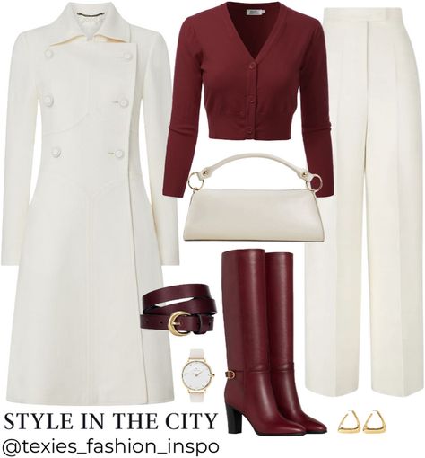 Cream Winter Outfit, Outfit Shoplook, Winter Outfit, Date Night, Winter Outfits, Fashion Inspo, Wardrobe, Cream, Polyvore