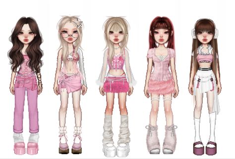 Dance Style Outfits, Korean Outfits Kpop, Kpop Concert Outfit, Bratz Inspired Outfits, Preformance Outfits, Model Looks, Dance Fashion, Teenager Outfits, Jennie Lisa