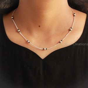 Silver Mangalsutra Designs, Silver Mangalsutra, Mangalsutra Chain, Black Beads Mangalsutra, Black Beads Mangalsutra Design, Gold Mangalsutra Designs, Fancy Design, Gold Mangalsutra, Mangalsutra Designs