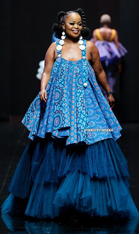 Indoni Fashion House - Durban FF22 Africa Fashion Traditional, South African Traditional Dresses, African Traditional Wear, African Chic, Afrocentric Fashion, Shweshwe Dresses, Traditional African Clothing, African Dresses For Kids, African Fashion Women Clothing