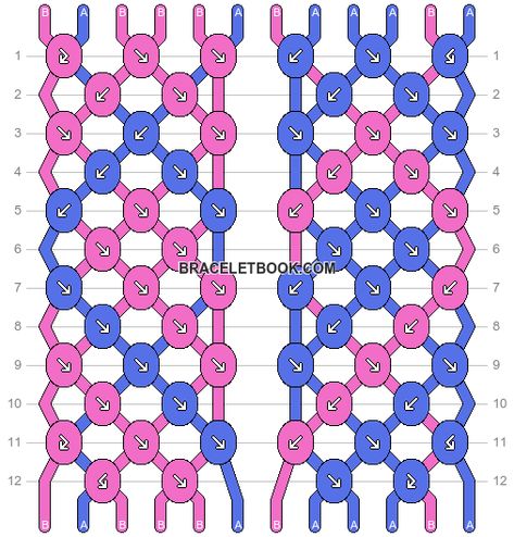 How To Make Bracelet Patterns, Friendship Bracelet Patterns 6 Strand, 2 Colour Bracelet Pattern, Matching Heart Friendship Bracelet, Matching Friendship Bracelets Patterns, 5 Colour Bracelet Pattern, Half Heart Friendship Bracelet Pattern, Big Bracelet Patterns, Friendship Bracelet Patterns Chevron