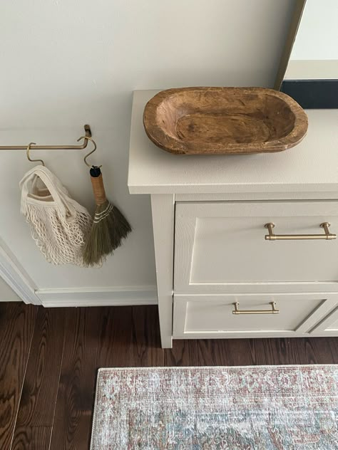 A Hallway Refresh + IKEA Hemnes Hack! — our hideaway home Hallway Refresh, Luxe Apartment, Ikea Hemnes Shoe Cabinet, Ikea Hemnes Hack, Ikea Basket, Hemnes Shoe Cabinet, Ikea Shoe Cabinet, Ikea Entryway, Ikea Shoe