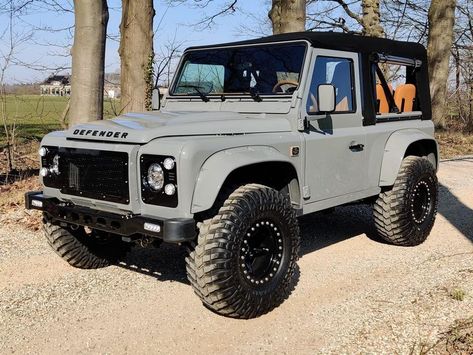 Land Rover Defender Custom, Defender 90 For Sale, Land Rover Defender Interior, Hunting Truck, Defender For Sale, Land Defender, New Land Rover Defender, Defender Camper, American Pickup Trucks