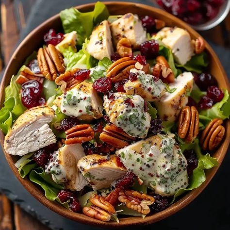 Cranberry Pecan Chicken Salad: A Refreshing Recipe Guide Chicken Salad Recipe With Grapes Pecans Dried Cranberries, Chicken Pecan Salad, Apple Cider Vinegar Smoothie, Cranberry Pecan Chicken Salad, Chicken Salad With Pineapple, Salad Board, Macaroni Salads, Cranberry Benefits, Vegetable Salads