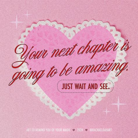 Your next chapter is going to be amazing 💓 tag a friend who needs to hear this! #upliftingquotes #upliftingmessages #dailyaffirmation You Are Beautiful Quotes, Affirmation Wallpaper, Spirituality Affirmations, Quote Graphic, Pink Quotes, Motivational Wallpaper, Success Affirmations, Be Amazing, Graphic Quotes