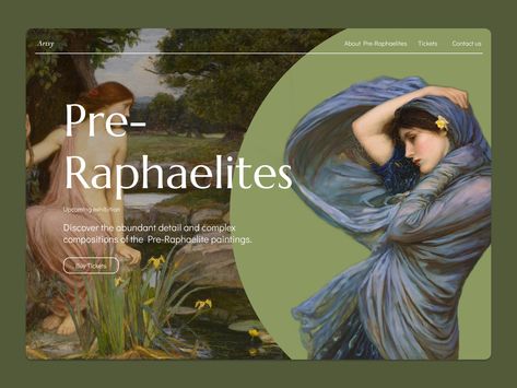 Art Presentation Design, Art Presentation Ideas, Art History Presentation, Graphic Design Presentation, Raphaelite Art, Canva Idea, Canva Presentation, Art Powerpoint, Images Terrifiantes