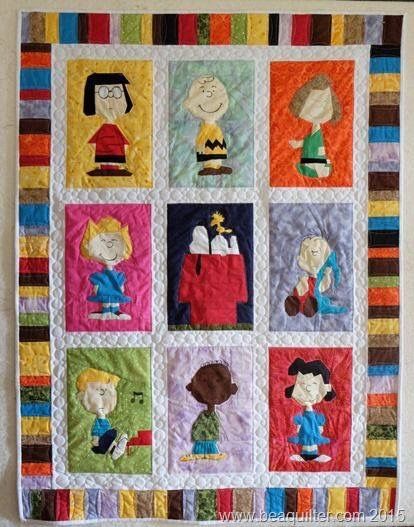 Peanuts quilt. Peanuts Quilt, Snoopy Quilt, Snoopy Decor, Sally Brown, Paper Pieced Quilt, Paper Piecing Quilts, Paper Piecing Patterns, Foundation Paper Piecing, Panel Quilts