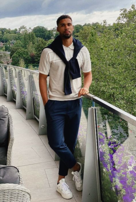 Mens Country Club Style, Athletic Man Aesthetic, Style For Tall Guys, Country Club Outfit Men, Tall Guy Outfits, Aesthetic Outfits For Men, Old Money Tennis, Loftus Cheek, Country Club Outfit