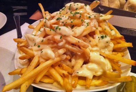 Fries With Cheese, French Fries With Cheese, Jumbo Lump Crab, Crab Fries, Lump Crab, Baked Fries, Food Critic, Cheese Fries, Seafood Dinner